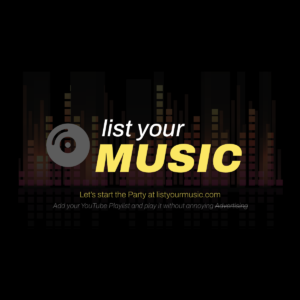List Your Music Social Ad